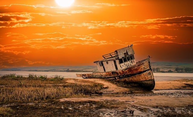 Sunset Boat