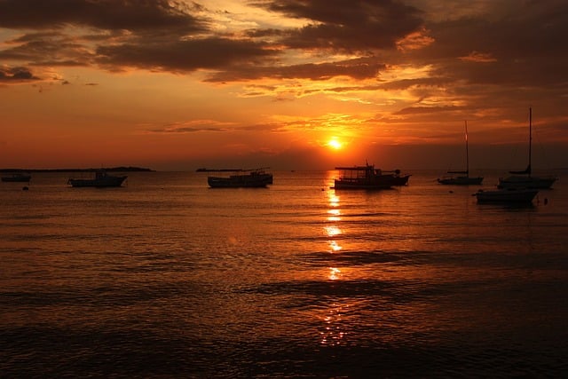 Sunset Boat