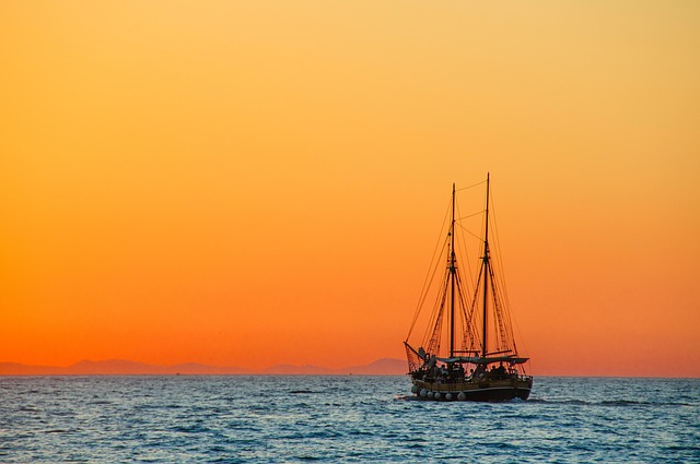 Sunset Boat