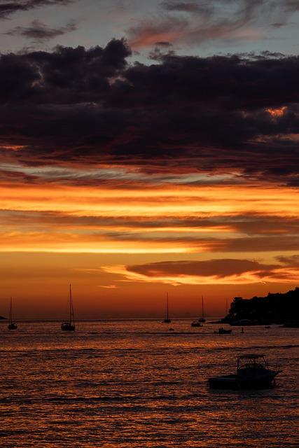 Sunset Boat