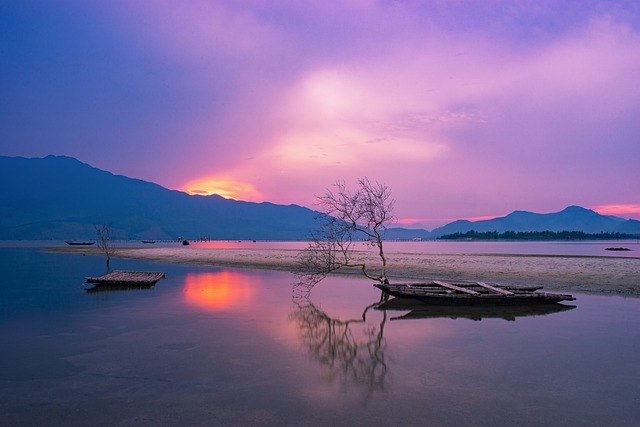 Sunset Boat