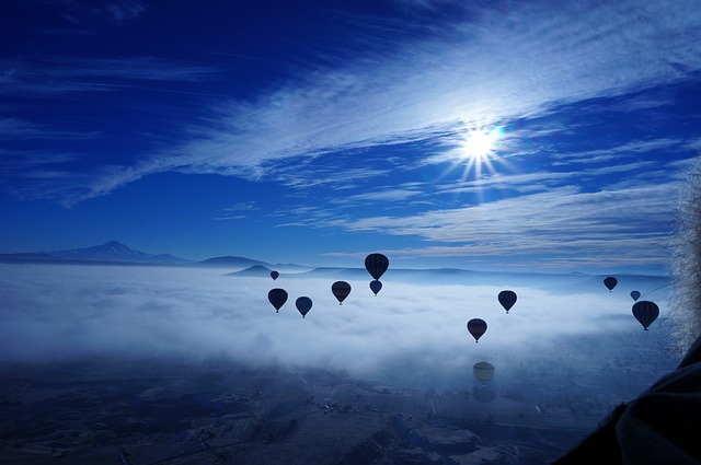Arabian Sunrise Ballooning: Desert Views, Calm Before Dawn in Dubai