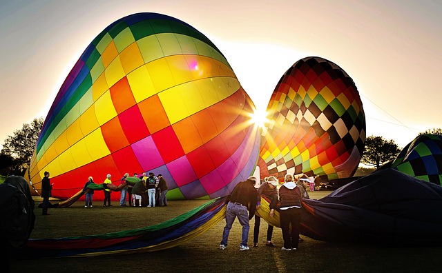 Sunrise Hot Air Balloon