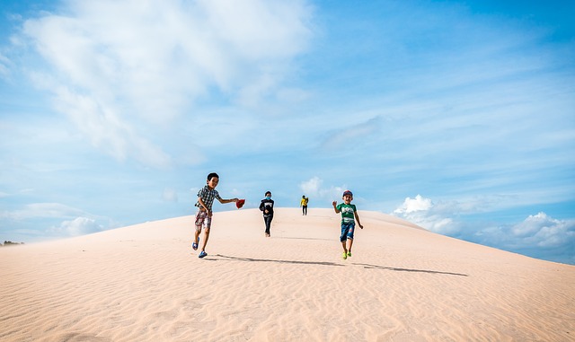 biking desert