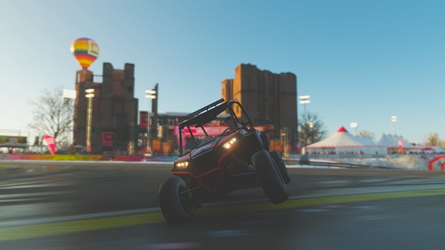 Dune buggy Downtown in Marina