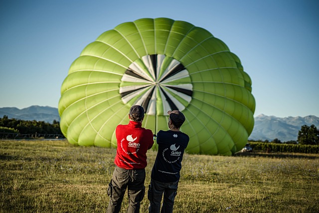 Hot Air Balloon Desert