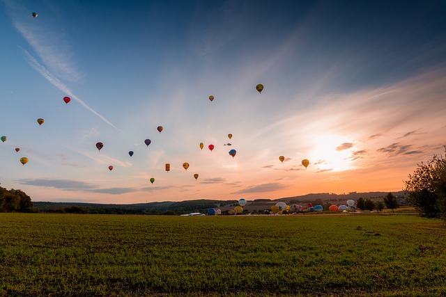 Hot Air Balloon Desert