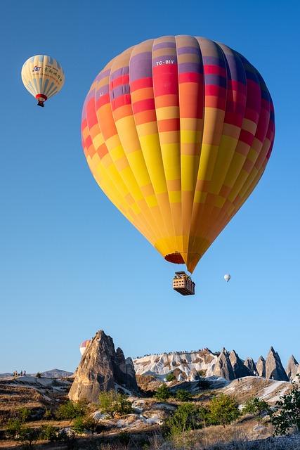 Hot Air Balloon Desert