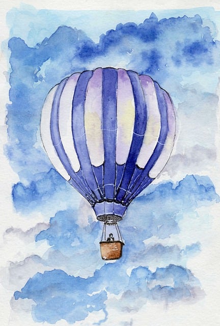 Hot Air Balloon Desert