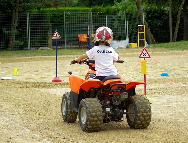 quad biking dunes