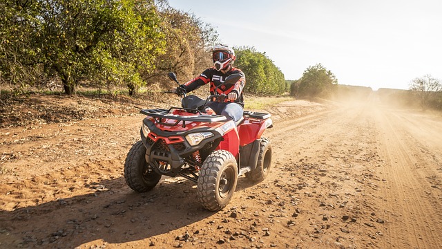 Quad biking Jebel Ali