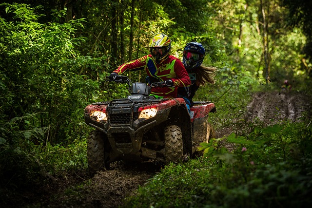 Quad biking The Greens