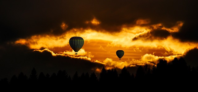 Sunrise Hot Air Balloon