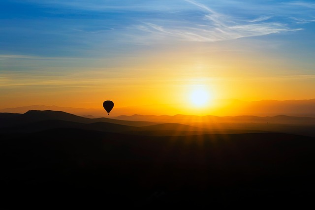 Sunrise Hot Air Balloon