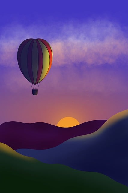 Sunrise Hot Air Balloon