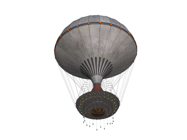 Hot Air Balloon Desert