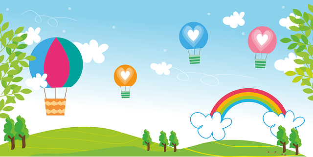 Hot air balloon Discovery Gardens