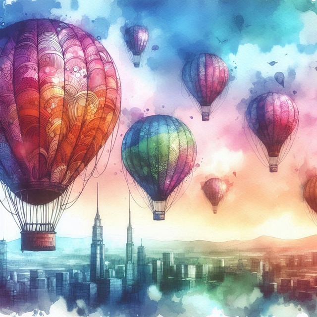 Hot air balloon  Sports City