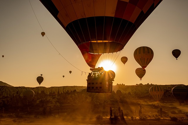 Sunrise Hot Air Balloon