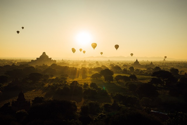 Sunrise Hot Air Balloon