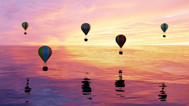 Sunrise Hot Air Balloon