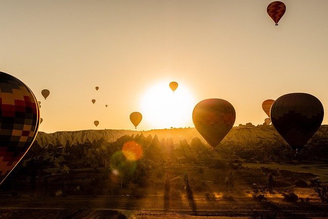 Sunrise Hot Air Balloon