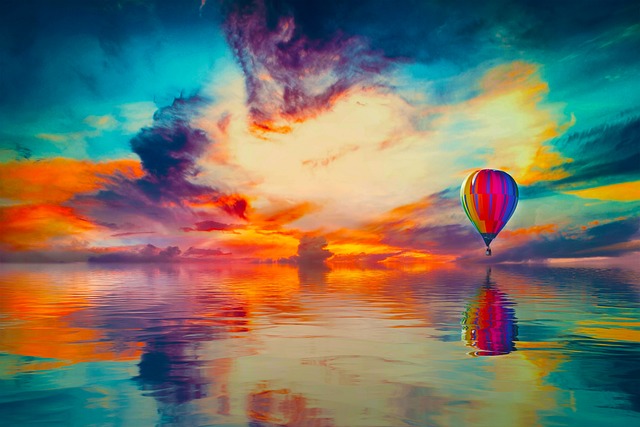 Sunrise Hot Air Balloon