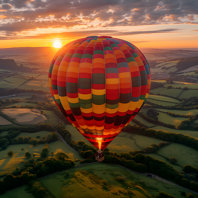 Sunrise Hot Air Balloon