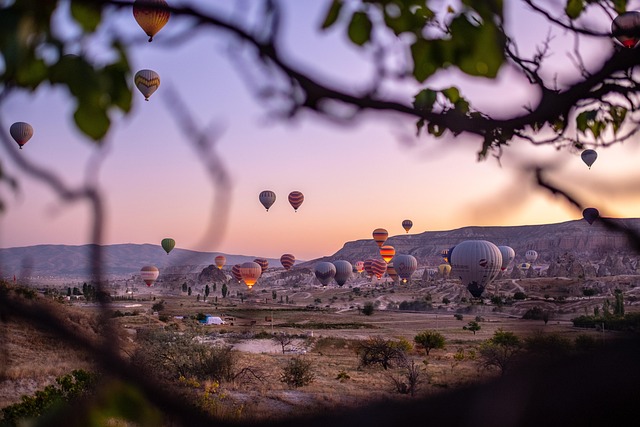 Sunrise Hot Air Balloon